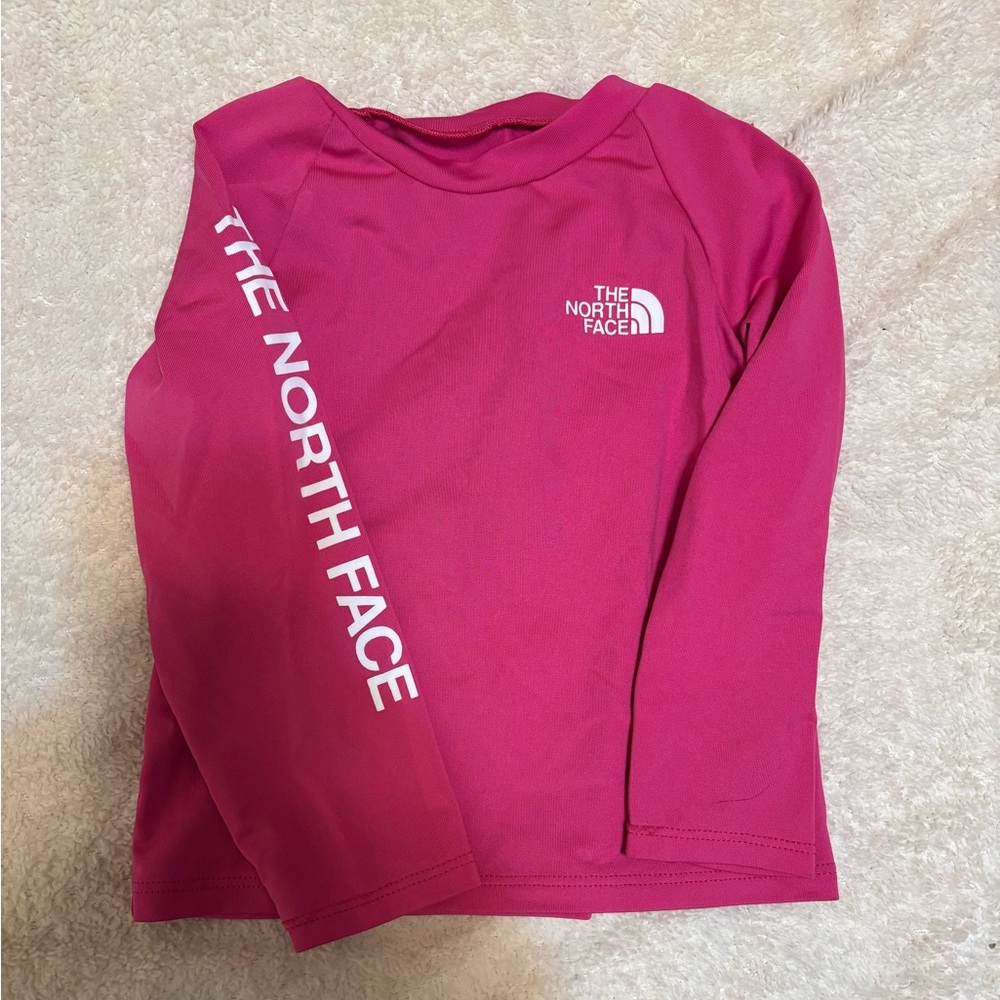 The North Face Bright Pink Rashguard